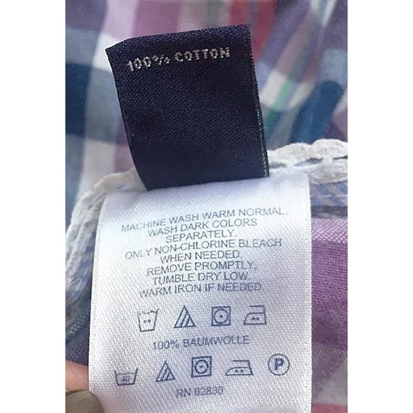 LANDS END Women's Fit 1 Classic Plaid Bermudas - Picture 7 of 7